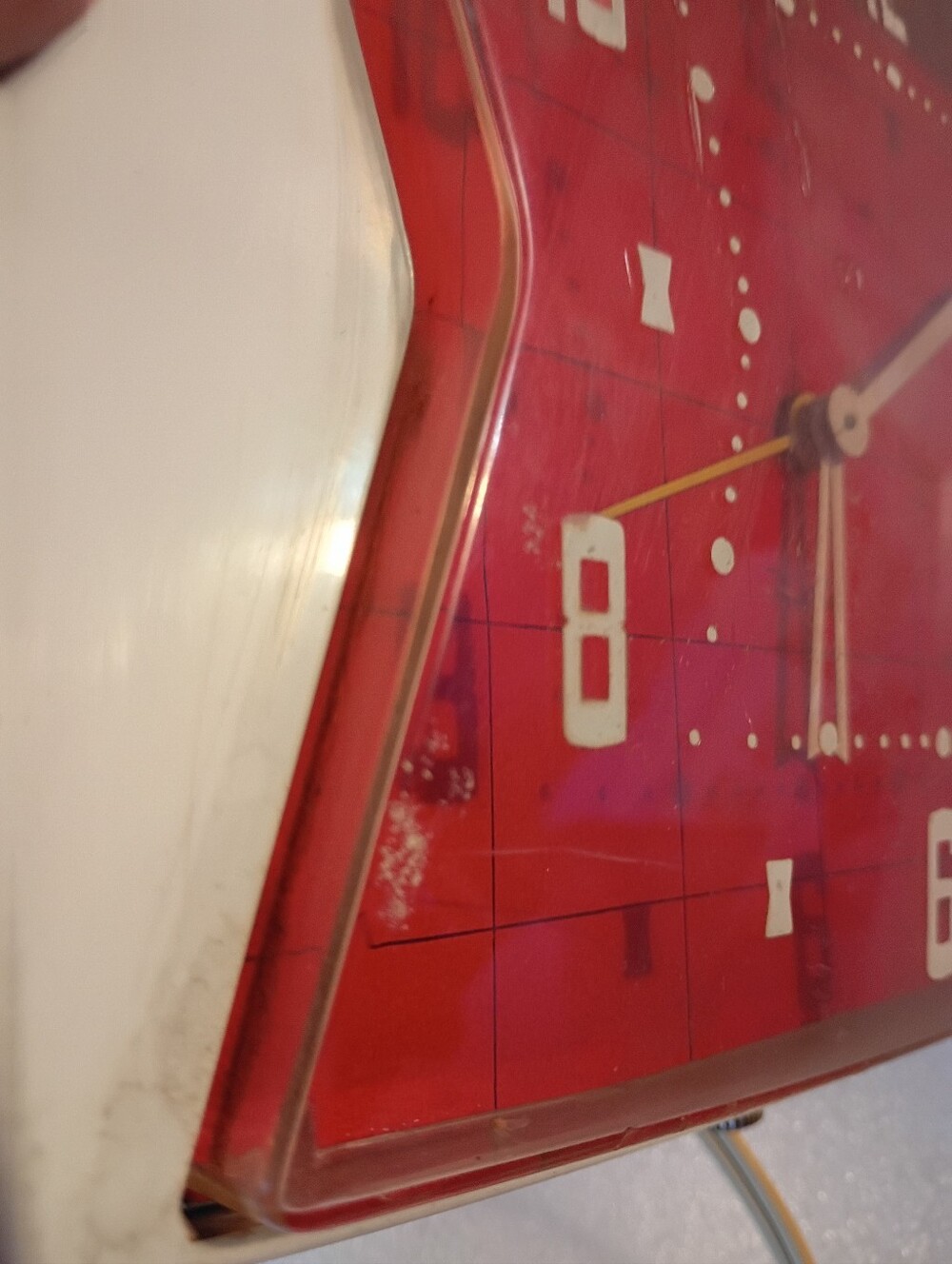 Vintage Westclox Zest S8-C Midcentury Kitchen  Wall Clock Works! - Picture 3 of 16